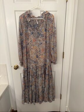 green emerald velvet dress Free People Falling Sun Midi  Occasionally Yours